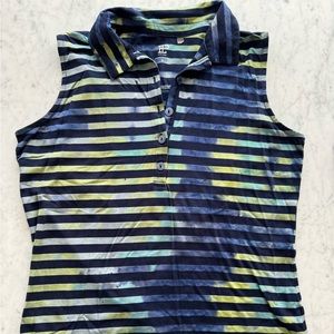 Sleeveless golf shirt